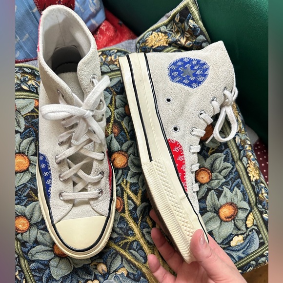 Sneakers converse chuck taylor all star US 7 / White converse sneakers - Picture 7 of 10